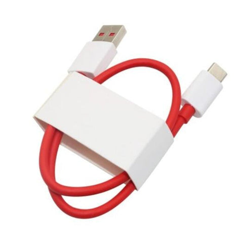 35Cm Usb Type Super Charger Data Dash Cable For Oneplus 6T / 5T Red