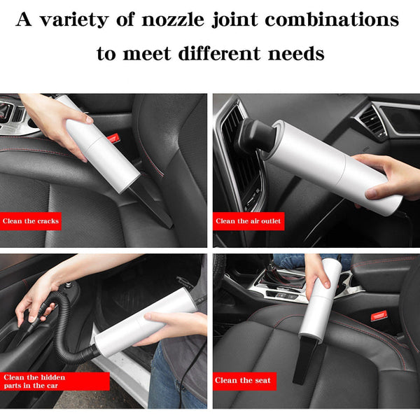 Handheld Vacuum Cleaner 120W For Home And Vehicle Use Vacuum Cleaners