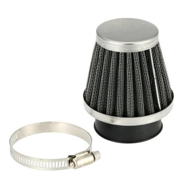 35Mm Steel Air Filter Cleaner 50Cc 110Cc 125Cc Silver Air Filters Induction Kits