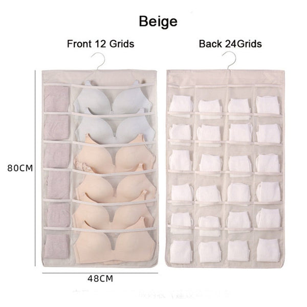 36 Pockets Hanging Organiser Hanging Closet Storage