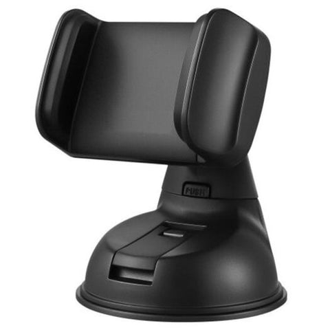 360 Degree Car Windshield Phone Holder Black