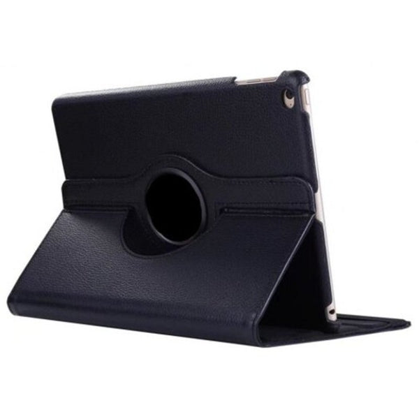 360 Degree Rotating Case For Ipad Air / 5 Cover Funda Tablet Pu Leather Stand Black