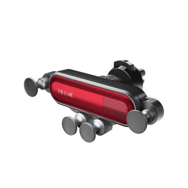 360 Degree Rotation Gravity Car Phone Holder Air Vent Mount Red Mounts & Holders