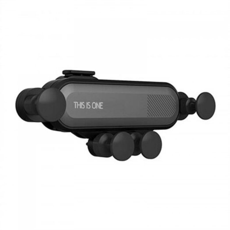 360 Degree Rotation Gravity Caroutlet Phone Holder For Iphone Black Mounts & Holders