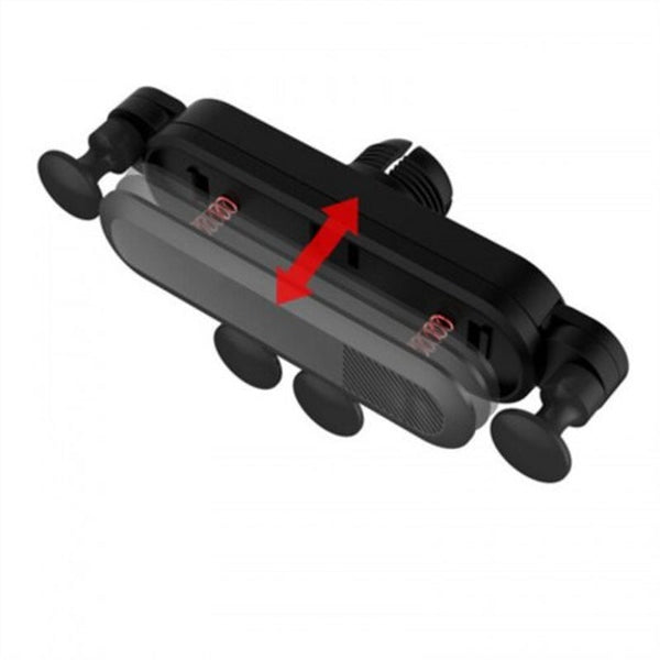 360 Degree Rotation Gravity Caroutlet Phone Holder For Iphone Black