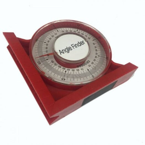 360 Degrees Magnetic Protractor Angle Locator Valentine Red