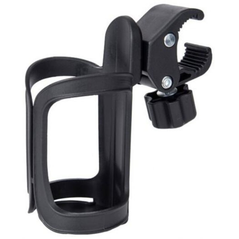 360 Degrees Rotation Holder For Wheelchair Bike Little One Stroller Cup Black Pram Cup Holders & Snack Trays