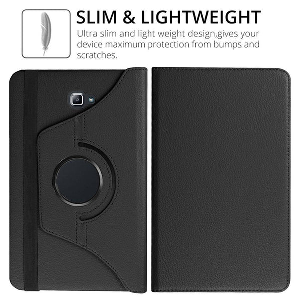 360 Rotating Case For Samsung Galaxy Tab 10.1 2016 T580 Pu Leather Tablet Cover Cases Covers Keyboard Folios