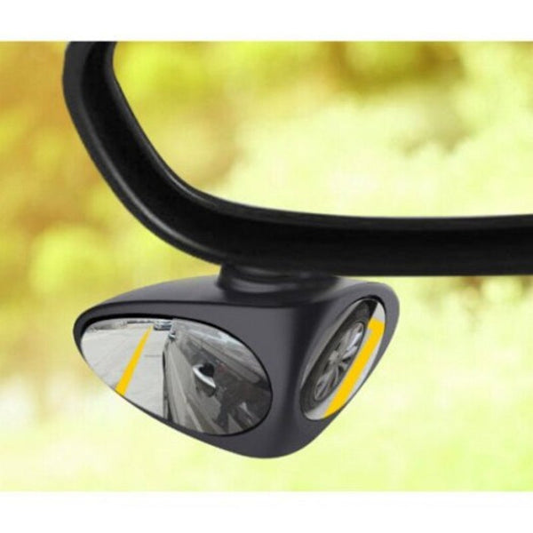 360 Rotation Car Blind Spot Mirror White Right Side Mirrors