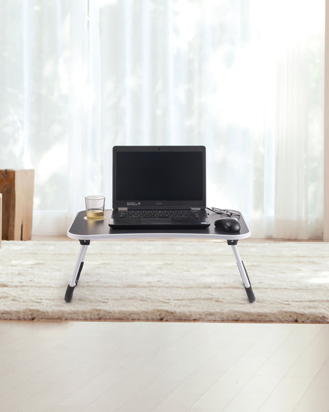 Carla Home Laptop Bed Desk With Storage And Foldable Legs For Adults Kids & Office Laptop Desks