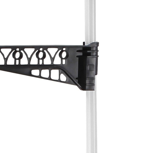 Carla Home Folding 3 Tier Clothes Laundry Drying Rack With Stainless Steel Tubes For Indoor & Outdoor Clothes Airers