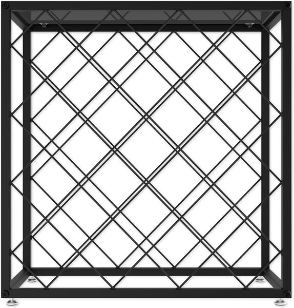 Carla Home Freestanding Metal Wine Rack For 25 Bottles Racks