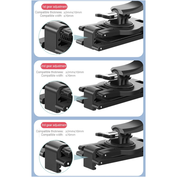 360 Degree Rotating Quick Release Backpack Strap Mount For Gopro Hero 12 Camera Cases Bags & Covers