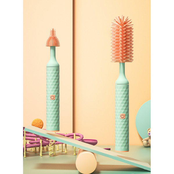 360 Degree Rotating Little One Electric Silicone Bottle Brush Cleaning Tools Bottle Brushes