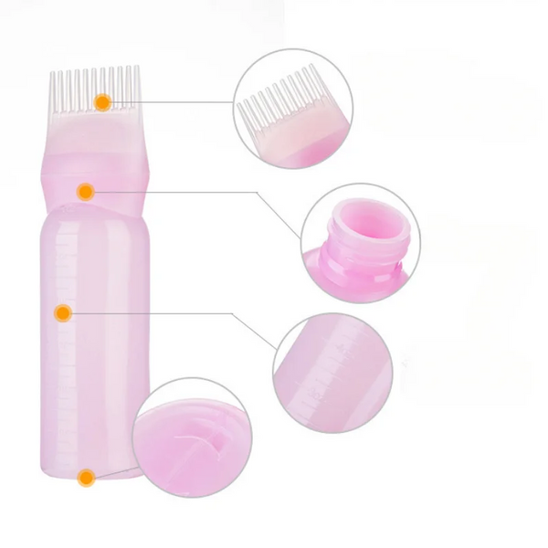 4 Colours 60Oz Portable Scalp Applicator Liquid Comb Hair Roots Massage Medicine For Growth Serum Oil Nourish Brushes & Combs