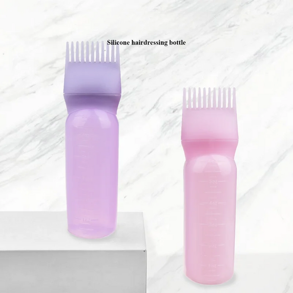 4 Colours 60Oz Portable Scalp Applicator Liquid Comb Hair Roots Massage Medicine For Growth Serum Oil Nourish Brushes & Combs