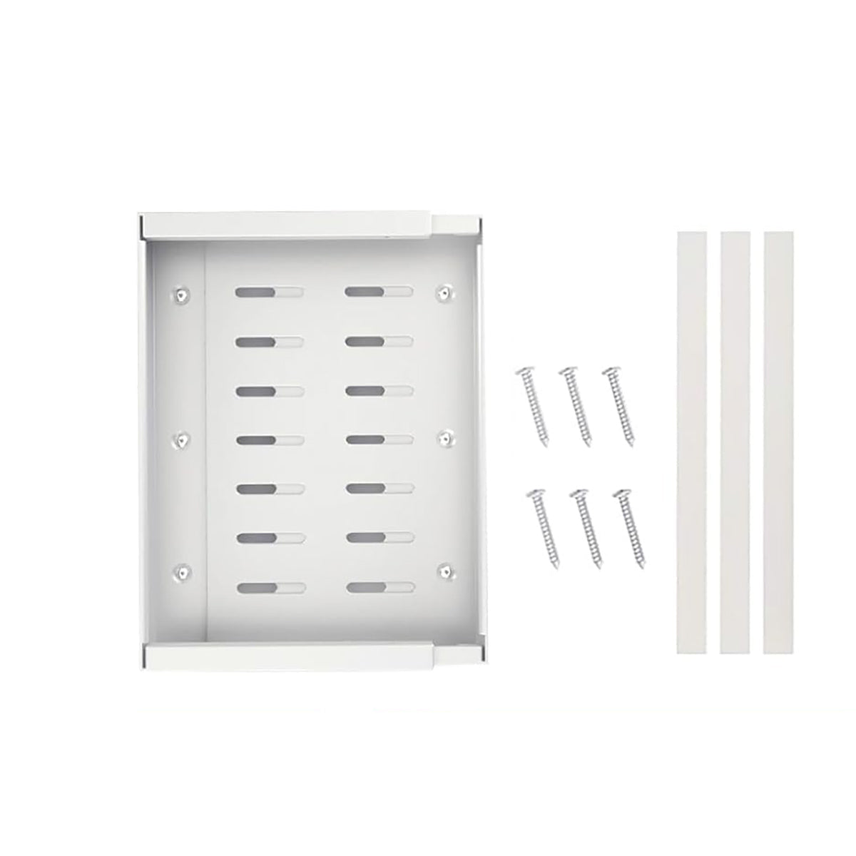 Carla Home Pack Pull Out Cabinet Organiser Expandable For Cabinets With Adjustable Slide Shelves And Easy Installation 40 X 27 Cm. (White) Cabinet Pul