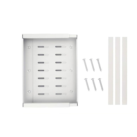 Carla Home Pack Pull Out Cabinet Organiser Expandable For Cabinets With Adjustable Slide Shelves And Easy Installation 40 X 27 Cm. (White) Cabinet Pul