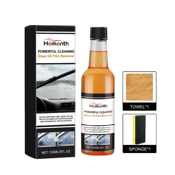 Powerful Cleaning Glass Oil Film Remover Front Windshield Cleaner Is A Stain For Windows Cleaning Waxing & Valeting