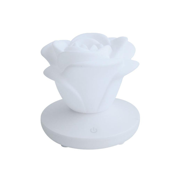 Romantic Rose Shape Dimming Touch Rechargeable Mini Flower Night Light