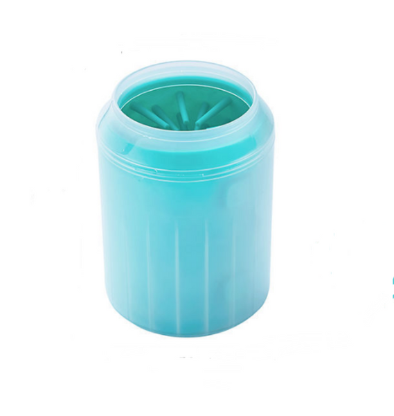 Colourful Pet Dog Paw Cleaner Cleaning Kit Cup Soft Brush Pet Transport