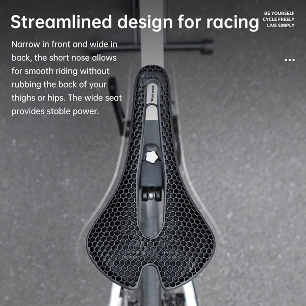 Est Biking Tpe Honeycomb Bike Saddle Racing Road Mtb Saddles & Seats