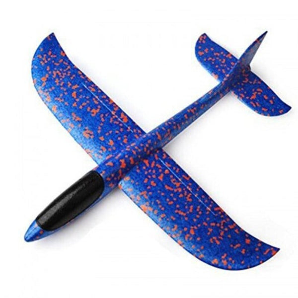 36Cm Hand Throw Flying Glider Planes Foam Aircraft Model Party Game Children Outdoor Fun Toys Blue Airplanes