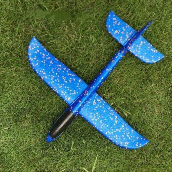 36Cm Hand Throw Flying Glider Planes Foam Aircraft Model Party Game Children Outdoor Fun Toys Blue Airplanes