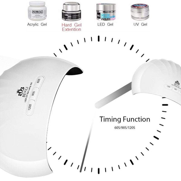 Nail Dryers 36W Led Lamp Fingernail Toenail Gel Curing Professional Machine For Salon Nail Dryers & Lamps