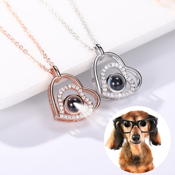 100 Languages I Love You Necklace Nano Projection Customized Color Images Photos Text For Europe And America Necklaces & Pendants