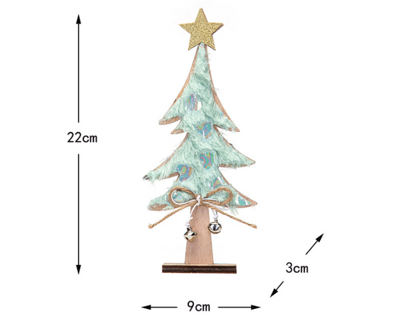 Christmas Decorative Tree Diy Ornament For Desk Display Holiday Gift And Present Seasonal Decorations
