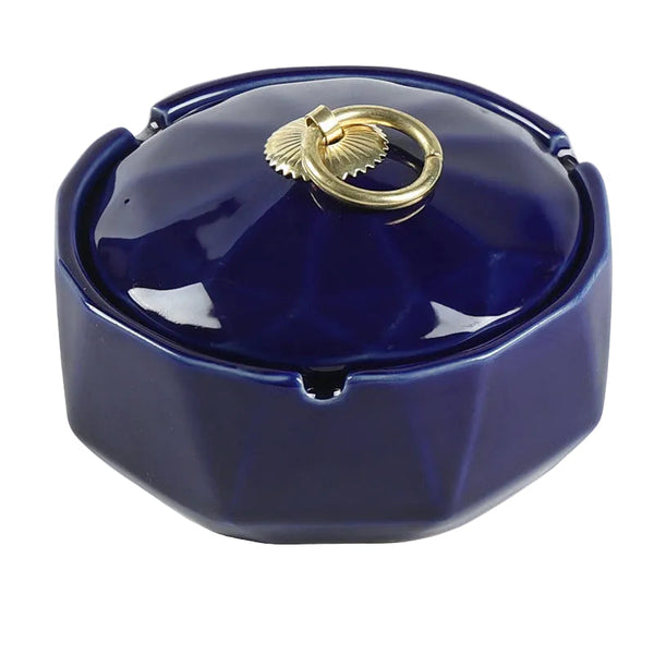 Simple Ashtray With Lid To Prevent Fly Suitable For Home And Office Use New Chinese Style Ceramic Living Room Decoration Creative Coffee Table. Ashtra