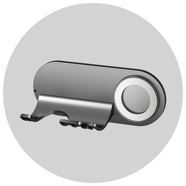 No Drill Magnetic Hair Dryer Wall Mount Synthetic Plastic For Dyson / Leihen Kexi Colours Gray And White Hair Dryers