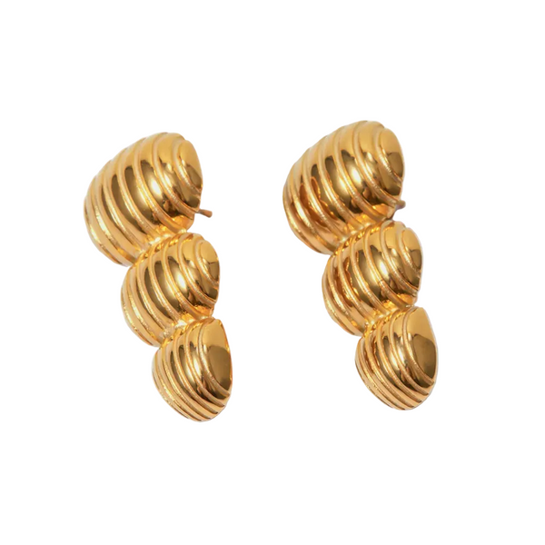 Stainless Steel Geometric Stud Earrings
