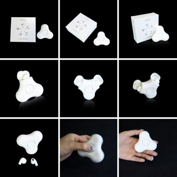 Multi Functional Bluetooth Earphones Fingertip Gyro Fidget Spinner Fidget Blocks