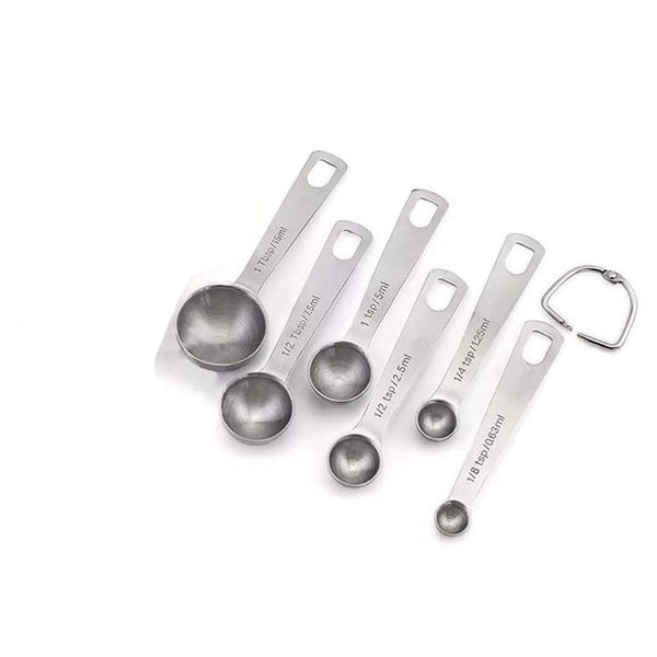 Set Of Stainless Steel Measuring Spoons Kitchen Tools