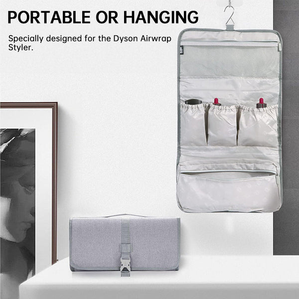 Large Capacity Dustproof Travel Bag For Dyson Pre Styling Dryer Fits Curling Barrels. Other Travel Accessories