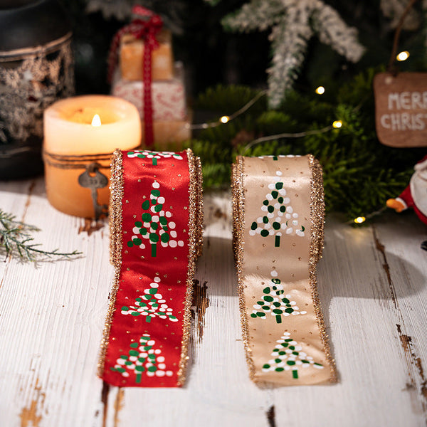 Christmas Ribbons Tree Wreaths Decorative And Decorations Seasonal Decorations