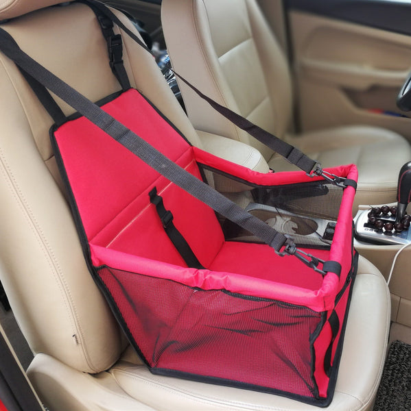Red Pet Dog Cat Waterproof Carrier Bag Seat Pad 45X30x25cm