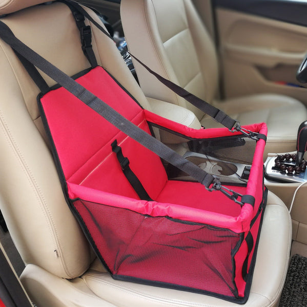 Red Pet Dog Cat Waterproof Carrier Bag Seat Pad 45X30x25cm Pet Transport