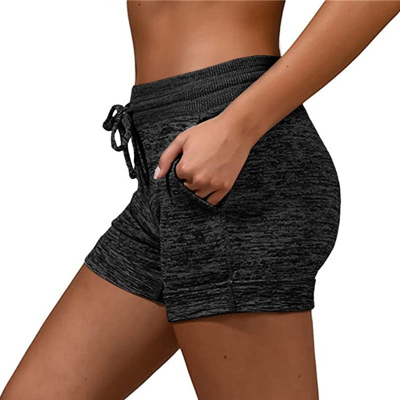 Women Shorts Quick Dry Lace Up Stretch Sports Pants Activewear Shorts