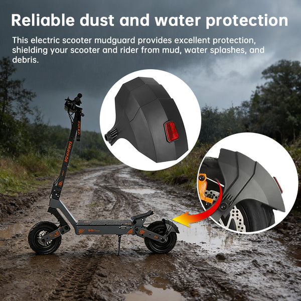 Compatible Rear Fender For Kukirin G2 G3 G4 Electric Scooter | High Visibility Reflective Plastic Mudguard Accessories Parts
