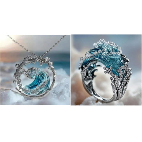 Stainless Steel Advent Calendar Necklace Set Electroplated Gold And Silver Necklaces & Pendants