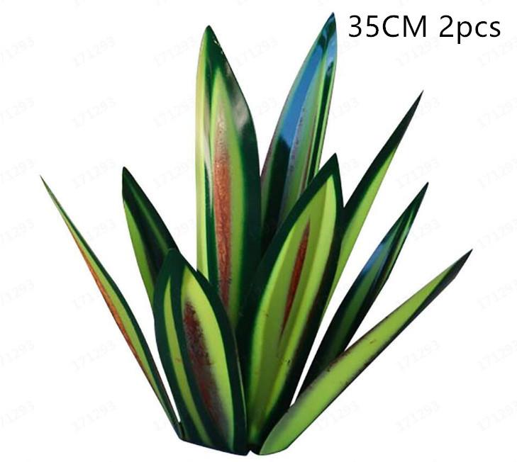 9 Leaves Plant Diy Metal Art Sculpture Decor Ornaments & Statues