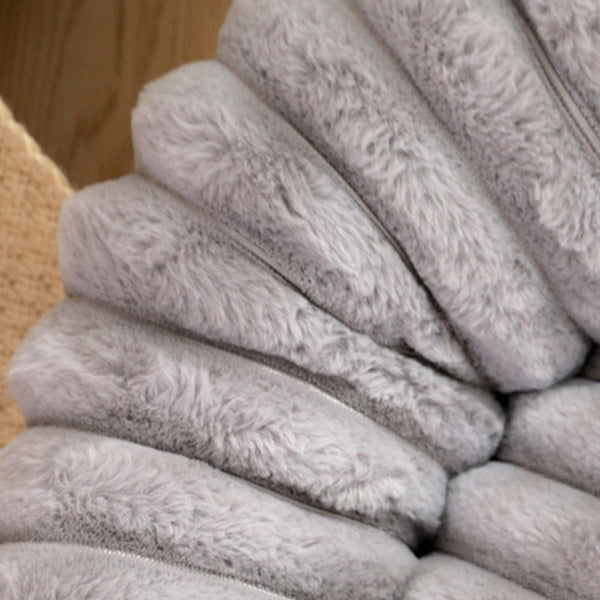 Pet Kennels Long Plush Round Cat Nest Winter Warm Dog Beds Super Soft Mat Sofa Pet Beds