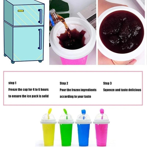 Quick Easy Frozen Slushy Maker Cup Slushie Makers