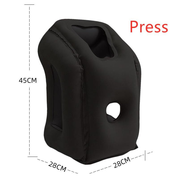 Inflatable Travel Pillow Portable Travelling Head Support Cushion Pillows