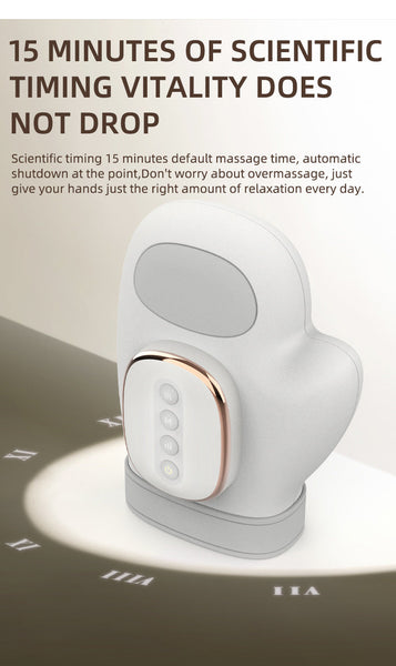 Hand Massager Finger Palm Wrist Joints Multi Level Hot Compress Air Pressure Massagers