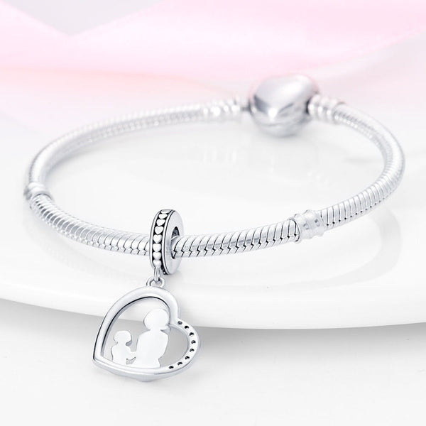 Veile Studios Mother's Day Heart Shaped Pendant For Birthday Gift Diy Jewelry Accessories Necklaces & Pendants