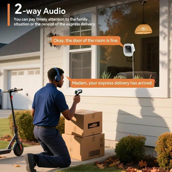 Night Vision Mount Smart Panoramic Camera For Home Security Hd Surveillance Security Cameras